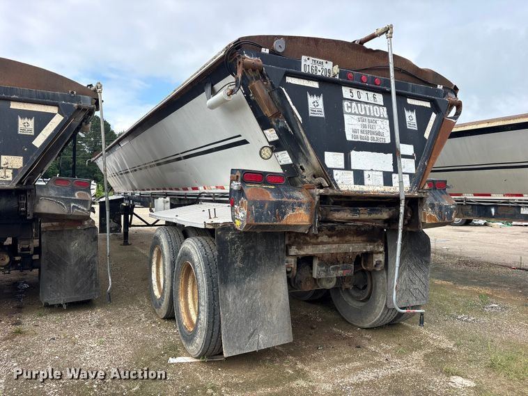 image for item ET2241 2008 Trail King OLB236 live bottom trailer