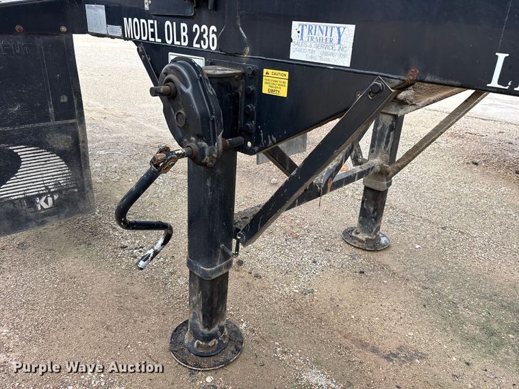 image for item ET2241 2008 Trail King OLB236 live bottom trailer
