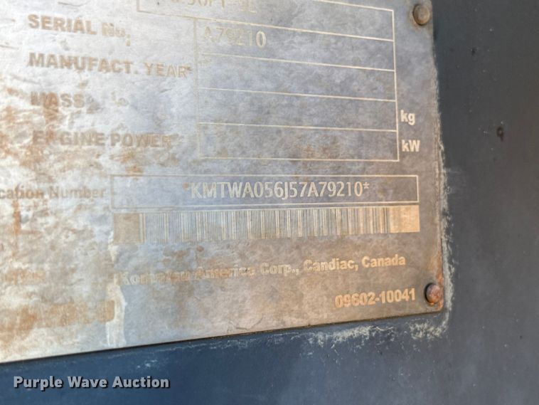image for item ET6317 2005 Komatsu WA250PT-5L wheel loader