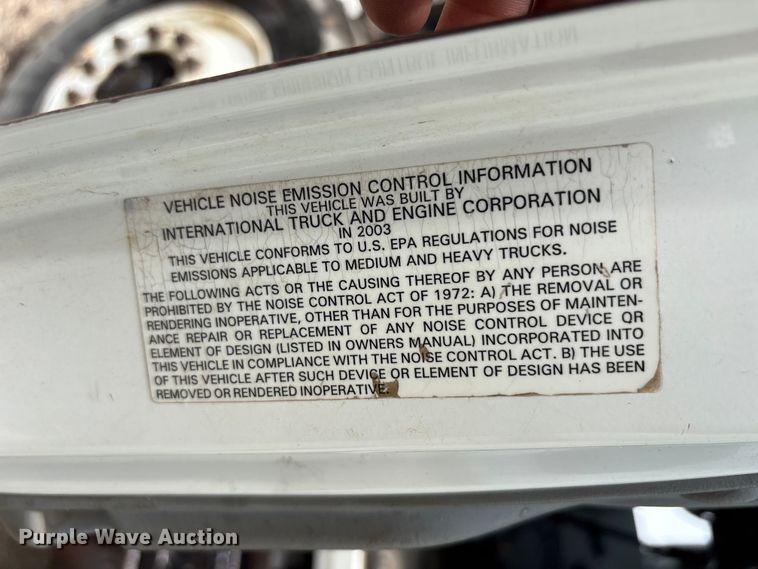 image for item EU5678 2004 International 4300 fuel / lube truck