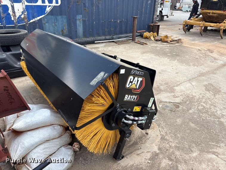 image for item EU5694 2025 Caterpillar BA121 skid steer broom