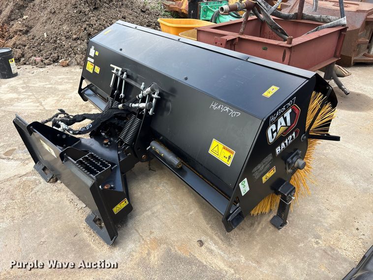 image for item EU5694 2025 Caterpillar BA121 skid steer broom