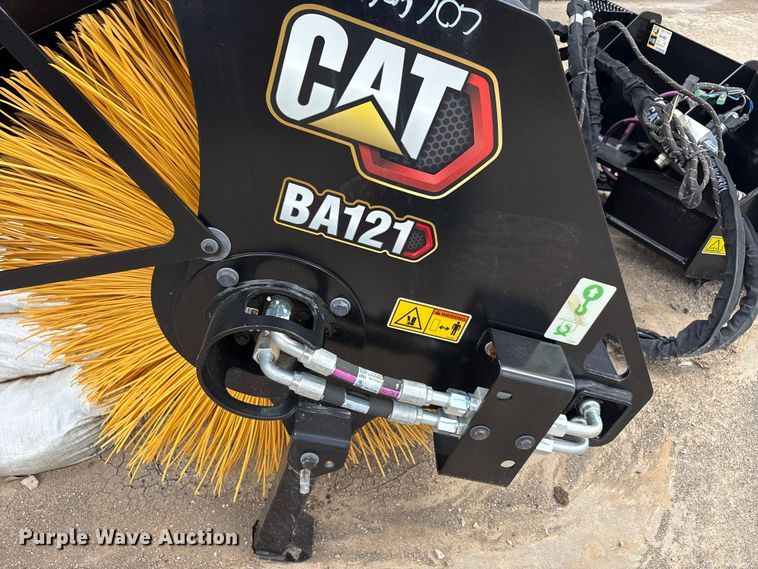image for item EU5694 2025 Caterpillar BA121 skid steer broom