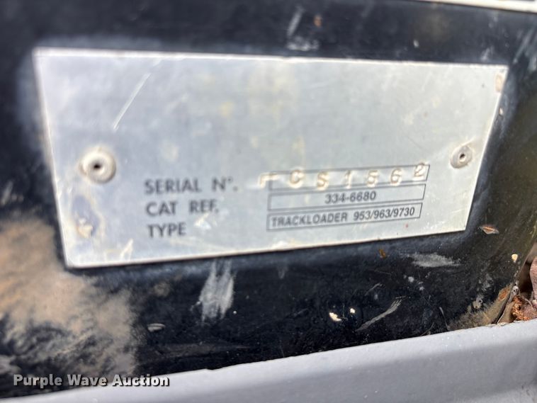 image for item EU5696 2011 Caterpillar 963D track loader