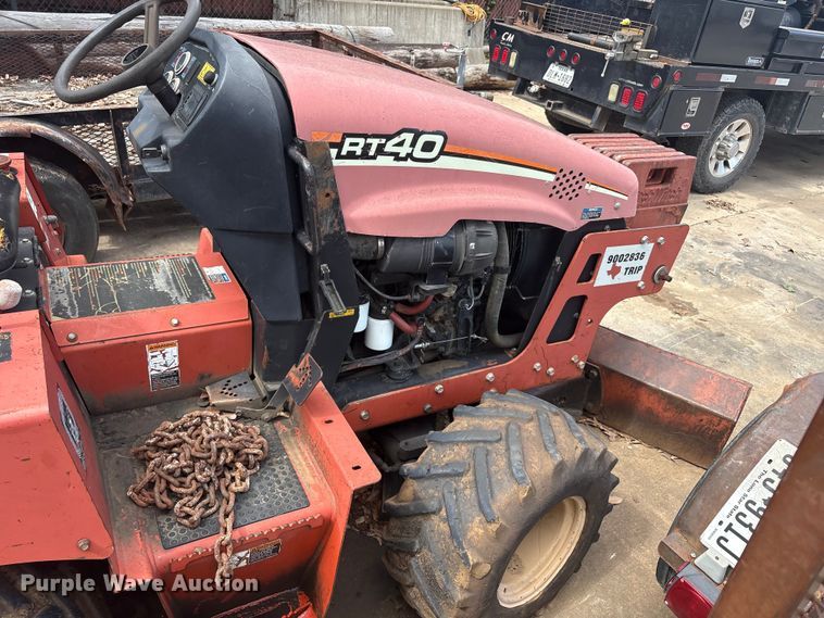 image for item EU5697 2008 Ditch Witch RT40 trencher