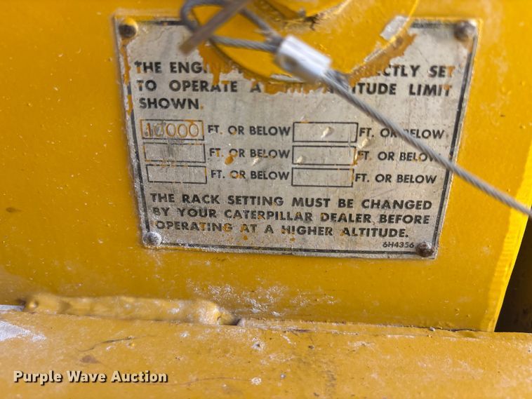 image for item EU5706 1971 Caterpillar 14E rigid frame motor grader