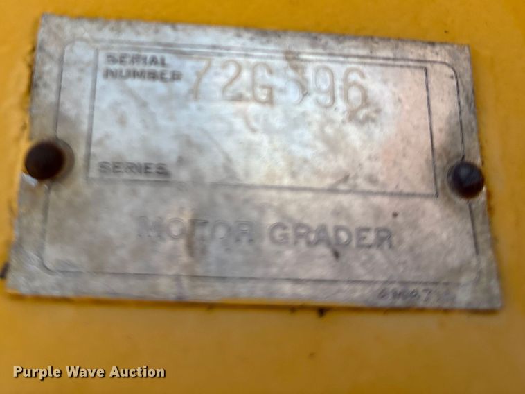 image for item EU5706 1971 Caterpillar 14E rigid frame motor grader