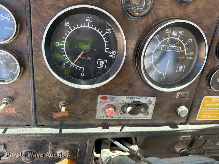 image for item EW2116 1990 Kenworth ready mix truck