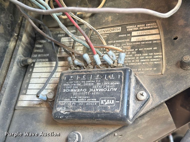 image for item EW2116 1990 Kenworth ready mix truck