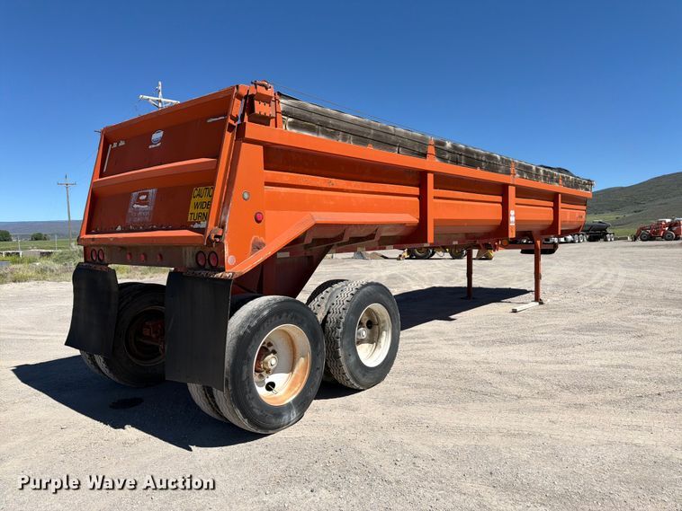 image for item EW2120 1997 Lufkin ULDII-38 end dump trailer