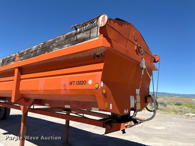 image for item EW2120 1997 Lufkin ULDII-38 end dump trailer