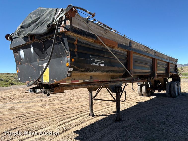 image for item EW2123 1996 Lufkin end dump trailer