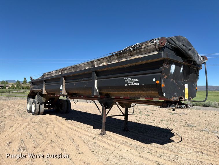image for item EW2123 1996 Lufkin end dump trailer
