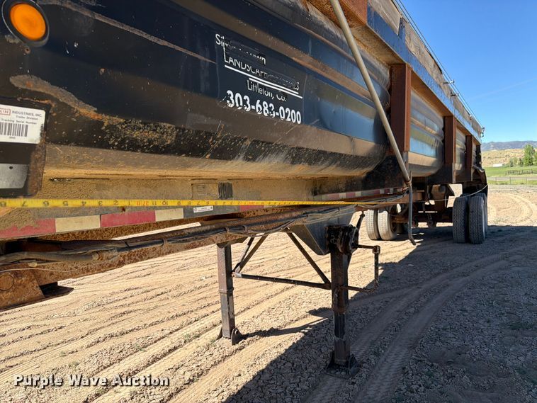 image for item EW2123 1996 Lufkin end dump trailer