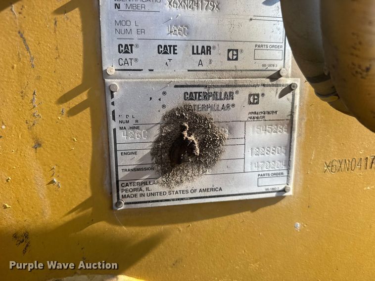 image for item EW4829 1999 Caterpillar 426C backhoe