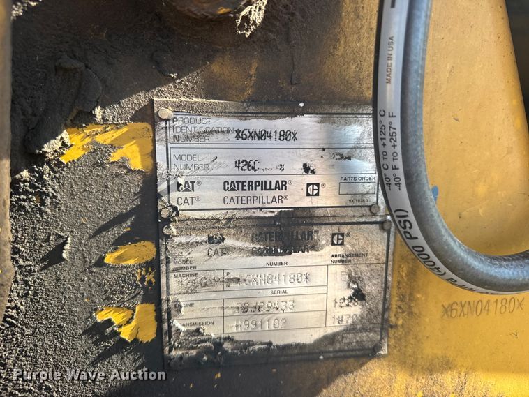 image for item EW4830 1999 Caterpillar 426C backhoe