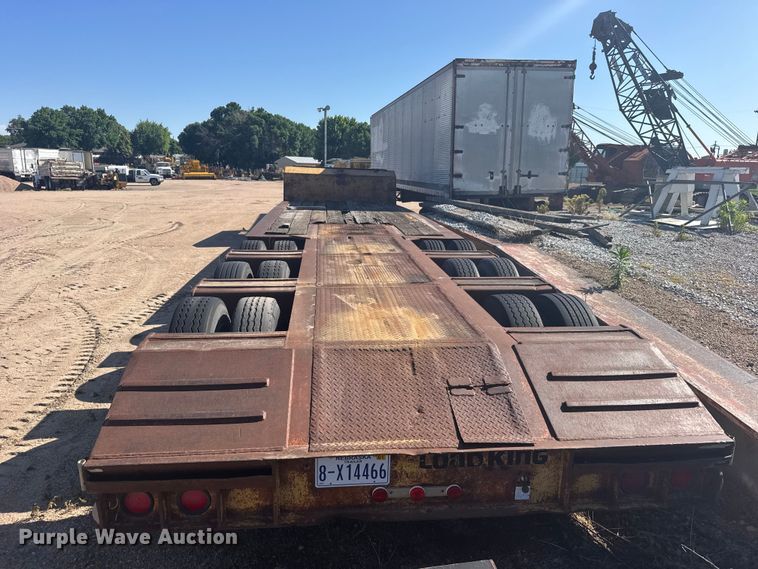 image for item EW4835 1989 Load King drop deck trailer