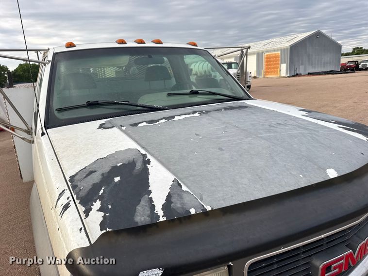 image for item EW4859 1996 GMC Sierra 3500 utility bed pickup truck
