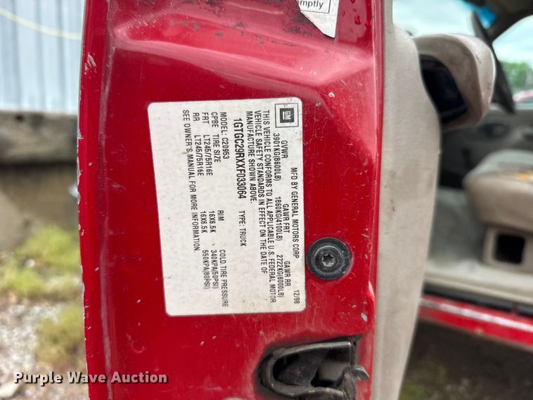 image for item EW4872 1999 GMC Sierra 2500 Ext. Cab pickup truck