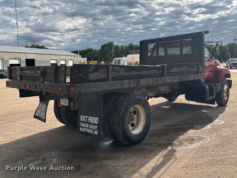 image for item EW4873 1999 GMC 6500 dump flatbed truck
