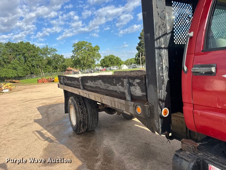 image for item EW4873 1999 GMC 6500 dump flatbed truck