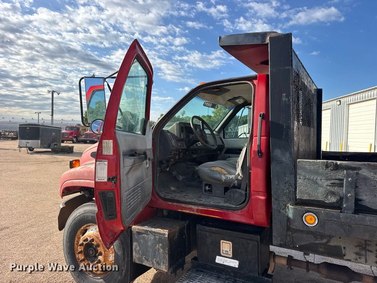 image for item EW4873 1999 GMC 6500 dump flatbed truck
