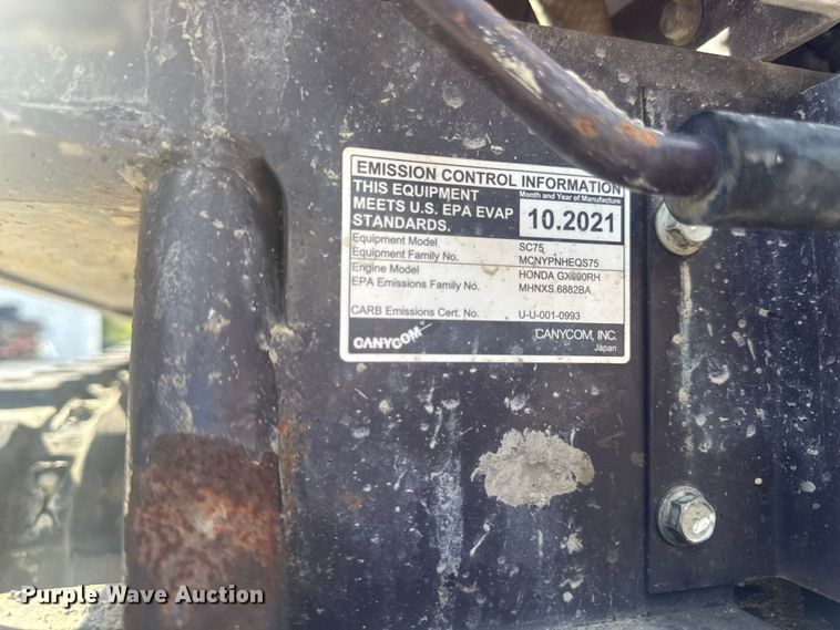 image for item FB5716 2022 Canycom SC75PD concrete buggy