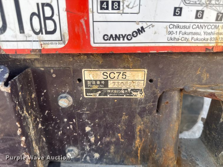 image for item FB5717 2022 Canycom SC75PD concrete buggy