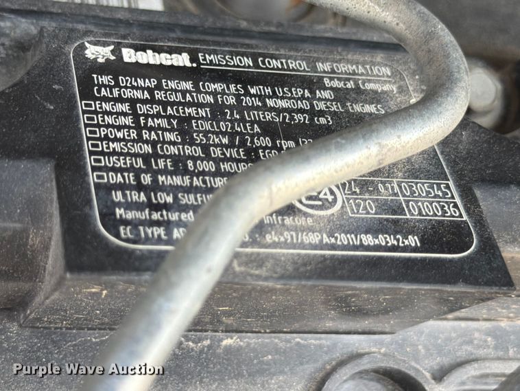 image for item FB8218 2014 Bobcat S650 skid steer loader