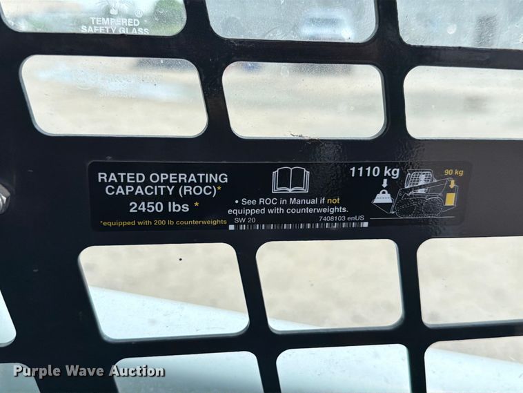 image for item FB8219 2024 Bobcat T66 tracked skid steer loader