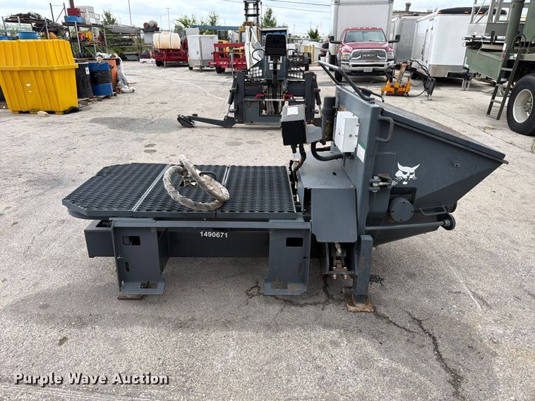 image for item FB8231 2014 Bobcat Concrete pump skid steer concrete pump