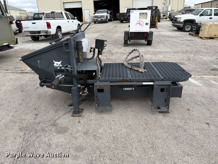 image for item FB8231 2014 Bobcat Concrete pump skid steer concrete pump