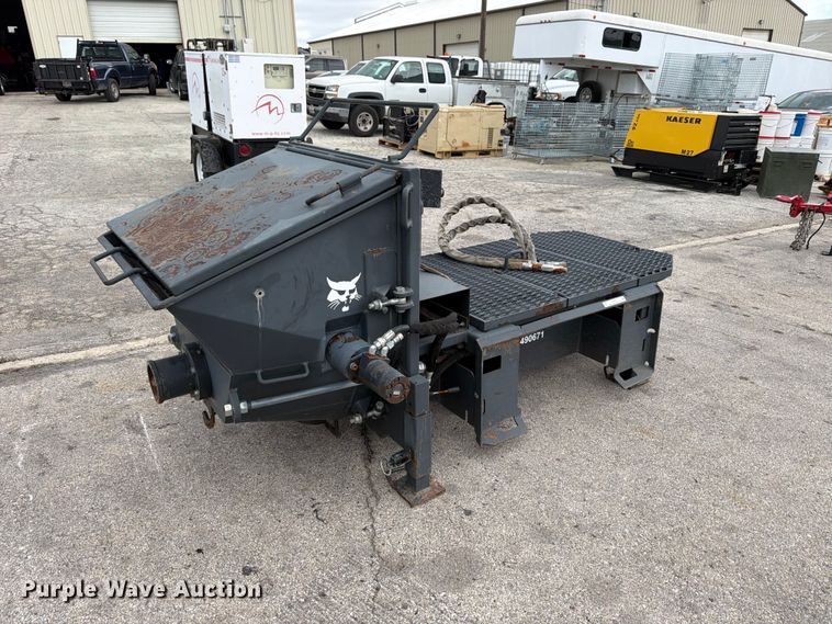 image for item FB8231 2014 Bobcat Concrete pump skid steer concrete pump