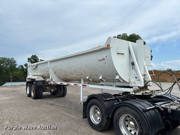 image for item FC1641 1998 Travis end dump trailer