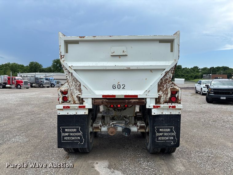 image for item FC1641 1998 Travis end dump trailer