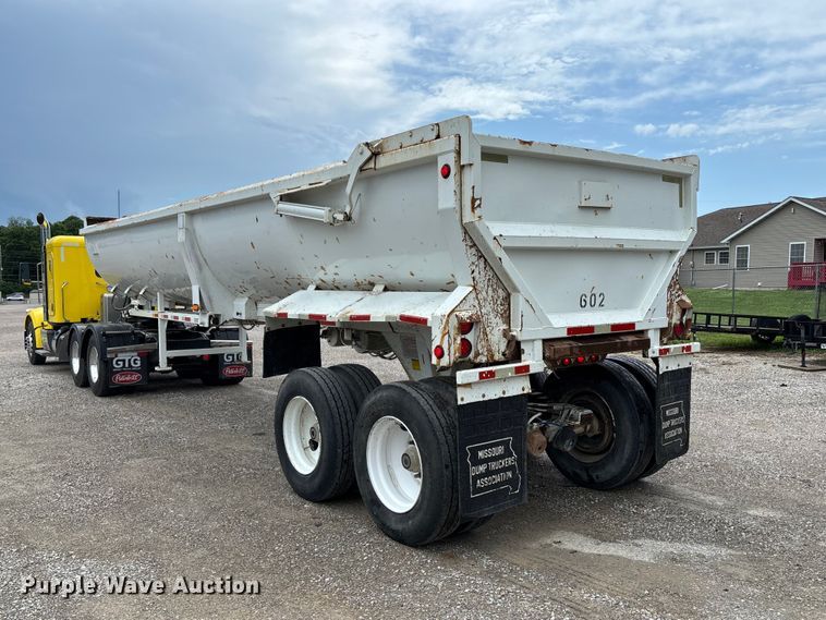 image for item FC1641 1998 Travis end dump trailer