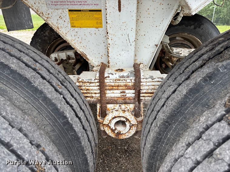 image for item FC1641 1998 Travis end dump trailer