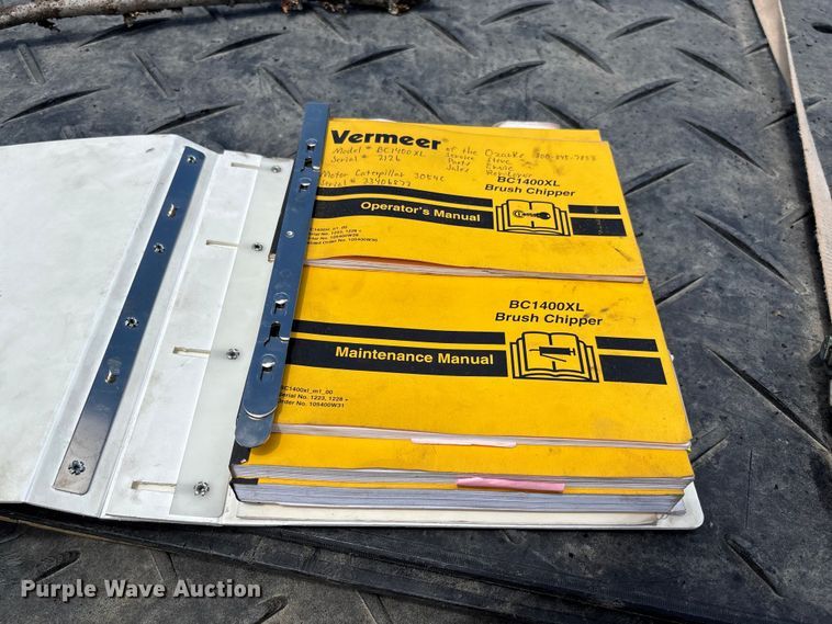 image for item FC1662 Vermeer BC1400 XL wood chipper