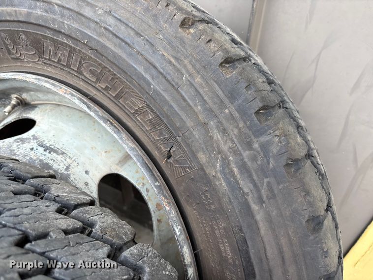 image for item FC1664 (12) Michelin XDS2 225/70R19.5 tires and wheels