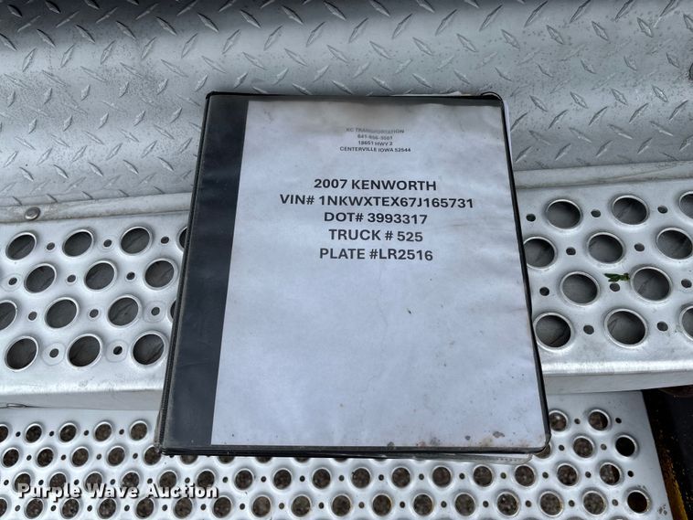 image for item FC1684 2007 Kenworth W900 dump truck