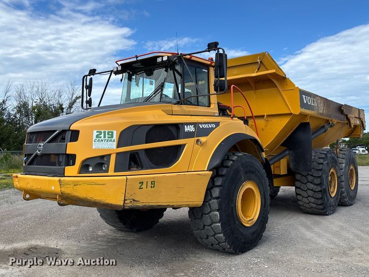 image for item FC1686 2019 Volvo A40G articulated haul truck