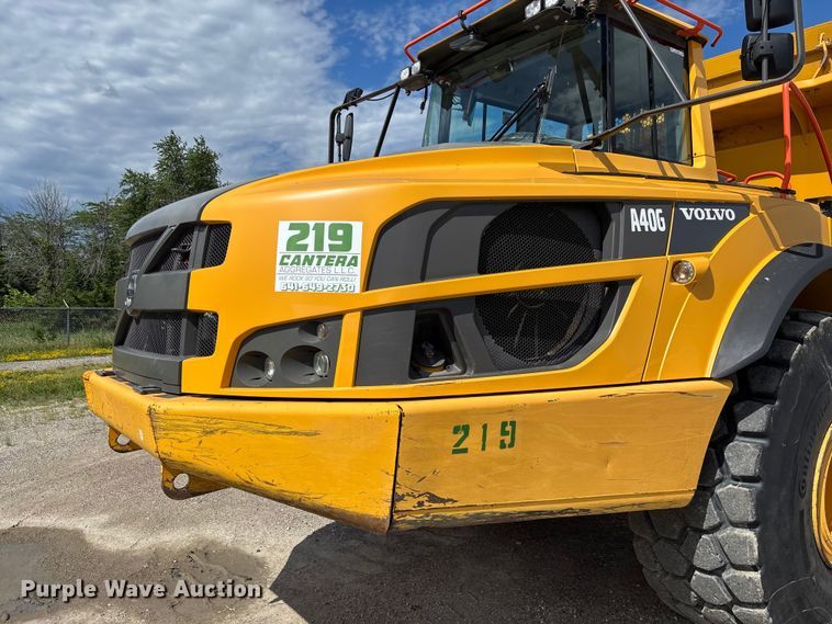 image for item FC1686 2019 Volvo A40G articulated haul truck