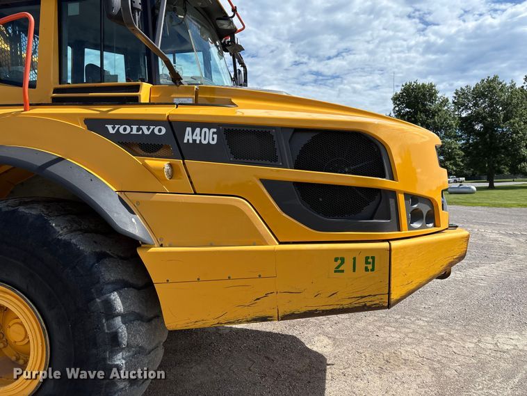 image for item FC1686 2019 Volvo A40G articulated haul truck