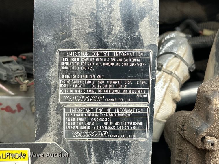 image for item FC2787 2014 Case CX55B MTS mini excavator