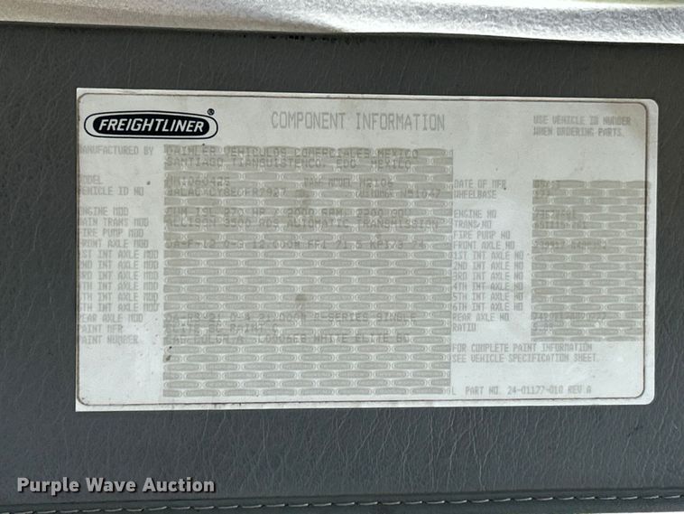 image for item FC2805 2014 Freightliner Business Class M2 utility / service truck