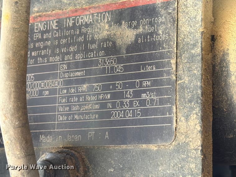 image for item FC3137 2004 Komatsu WA450-5L wheel loader