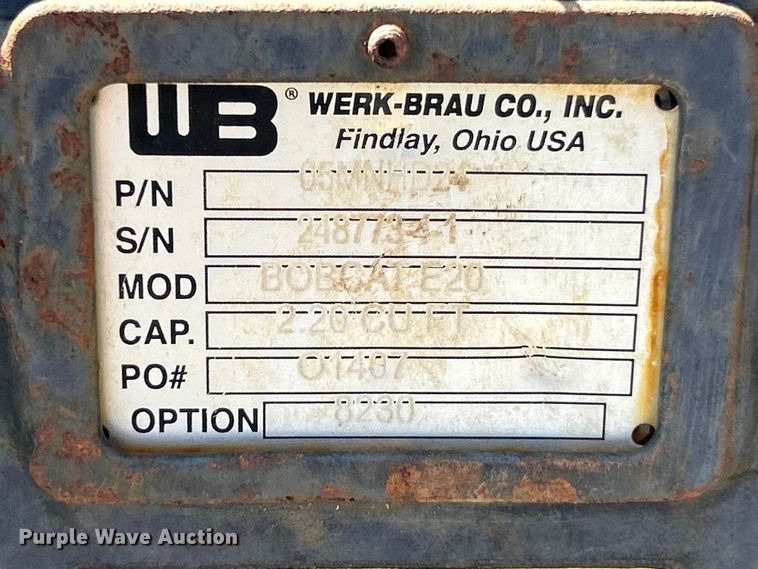 image for item FC5200 Werk-Brau Bobcat E20 bucket