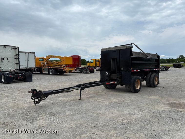 image for item FC5710 1996 Wheeler end dump pup trailer