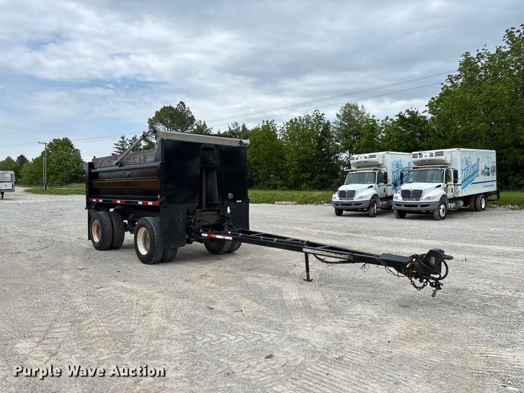 image for item FC5710 1996 Wheeler end dump pup trailer