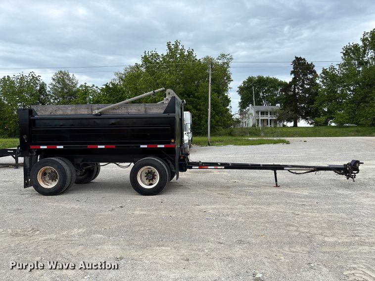 image for item FC5710 1996 Wheeler end dump pup trailer
